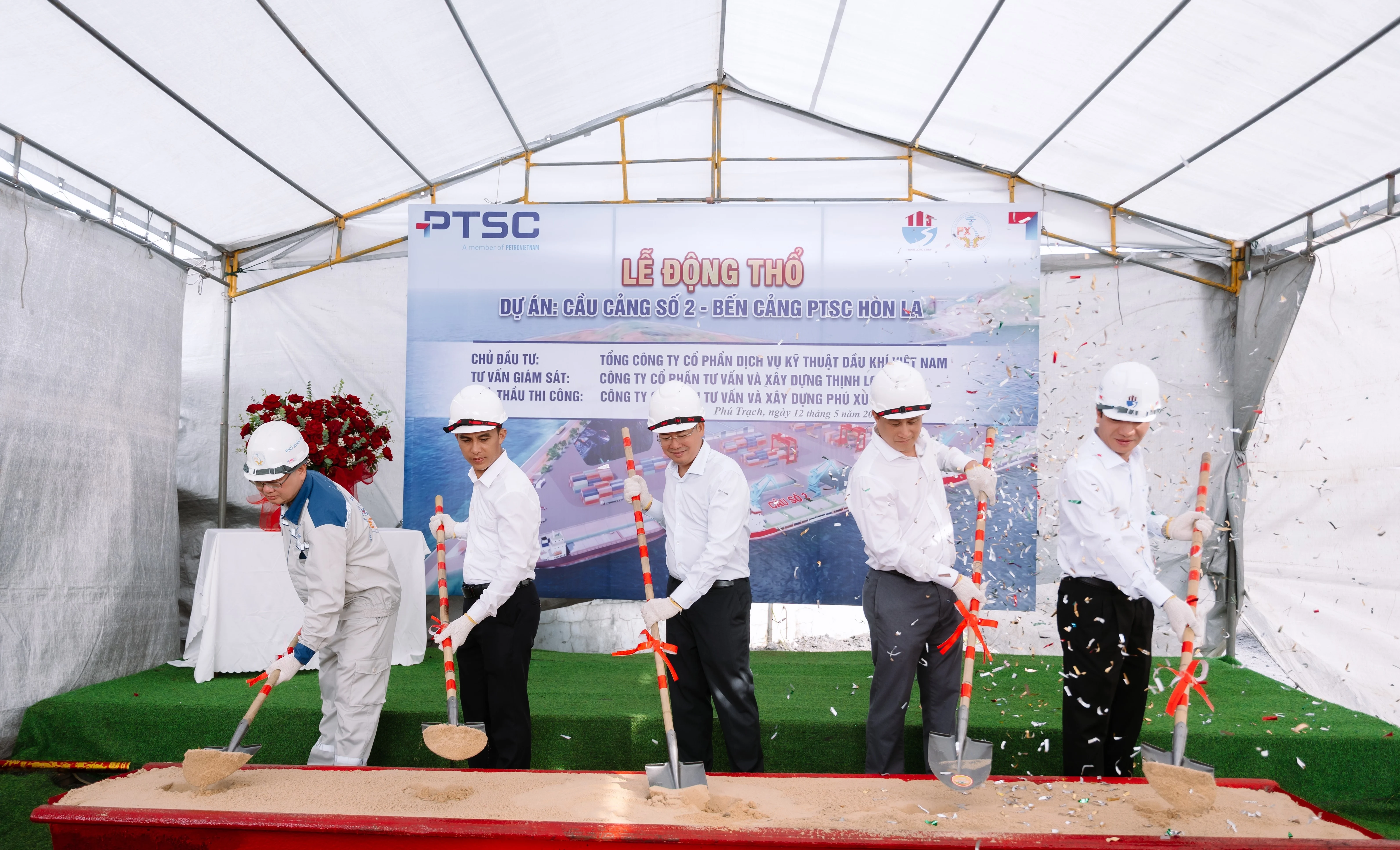 PTSC Miền Trung tổ chức Lễ động thổ dự án Cầu cảng số 2 – Bến cảng PTSC Hòn La