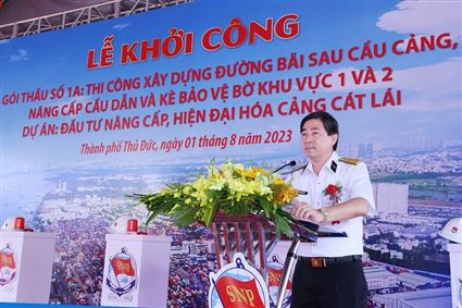 Khởi công dự án nâng cấp, hiện đại hóa cảng Tân cảng Cát Lái